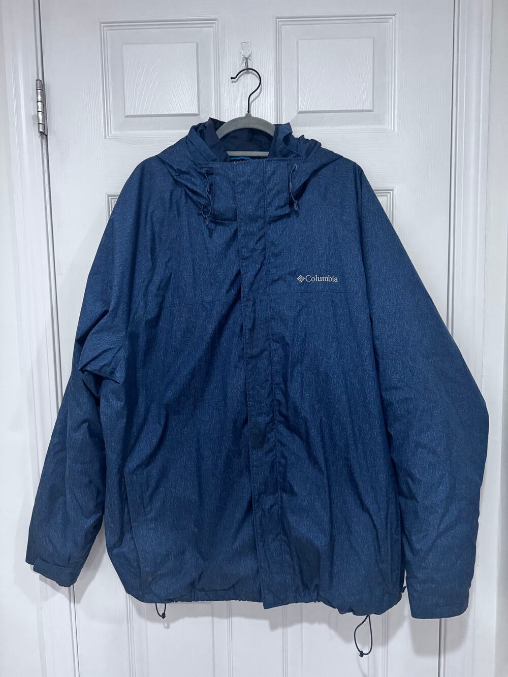 Columbia Men’s XXL Interchange Omni-Heat Thermal Coil Waterproof Hooded Jacket